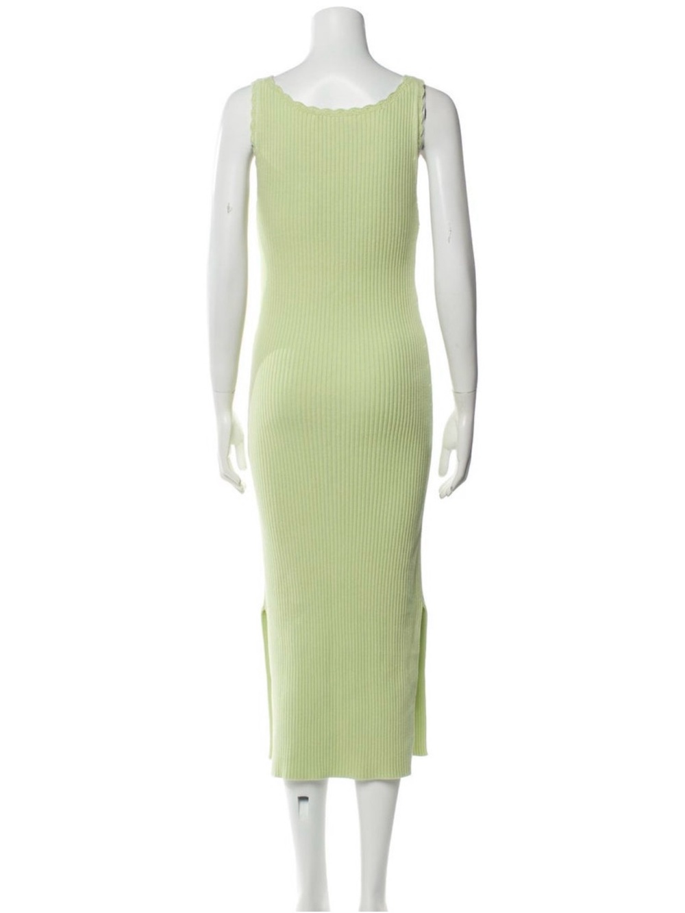 Derek Lam Crosby Pastel Green Knit Midi Dress - Picture 3 of 7